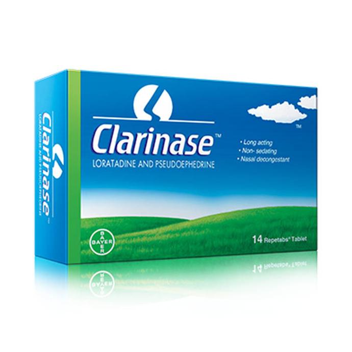 Loratadine, Pseudoephedrine 5/120 MG CLARINASE Tablet